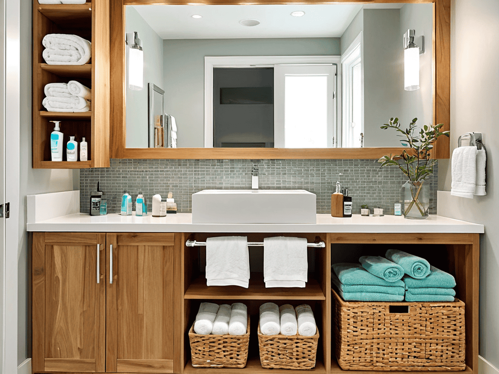 Bathroom Storage Hacks