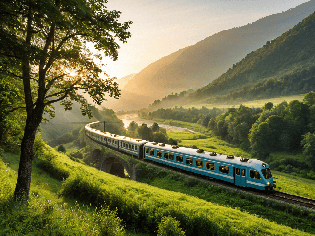 Embracing the Journey by train travel