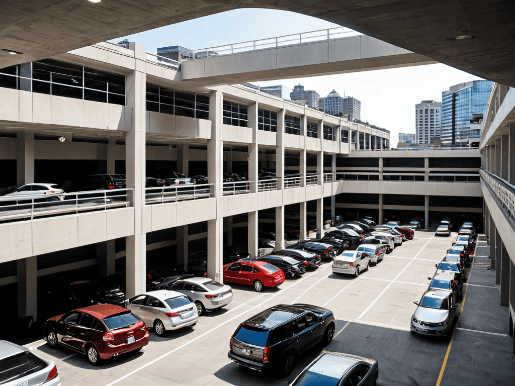 Asphalt Wealth Creation parking garage