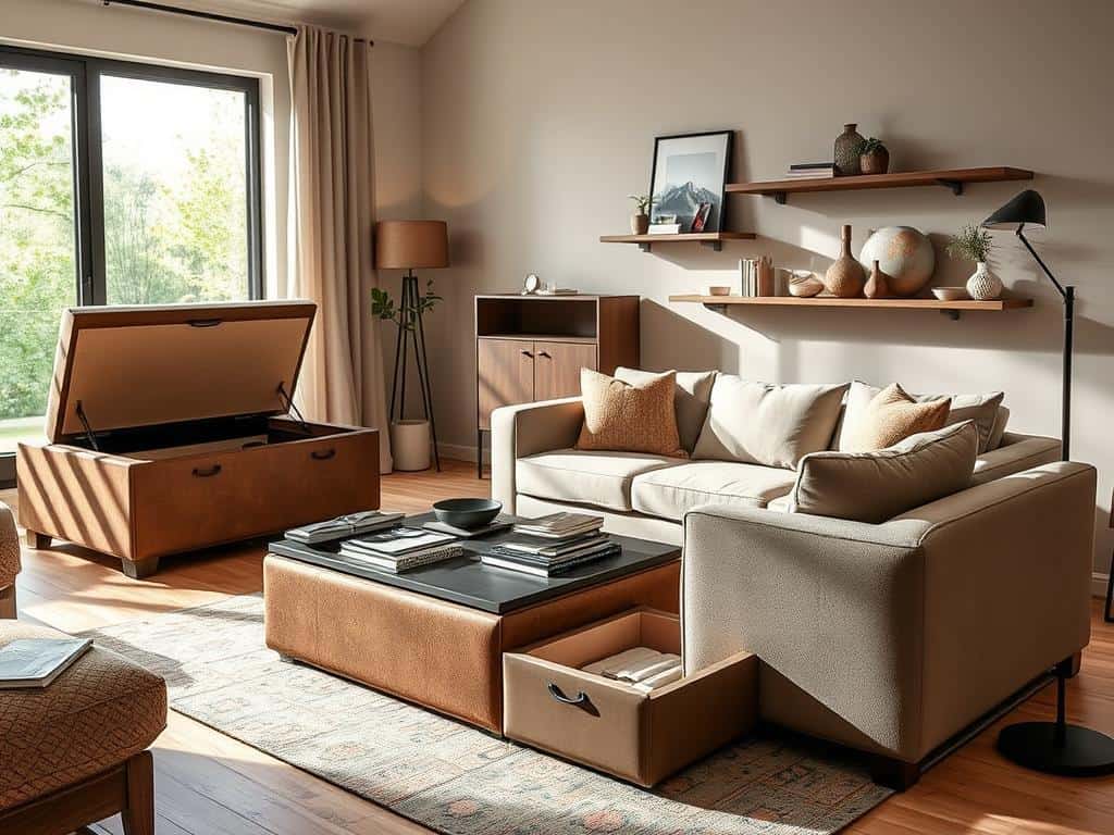 hidden storage solutions for small spaces