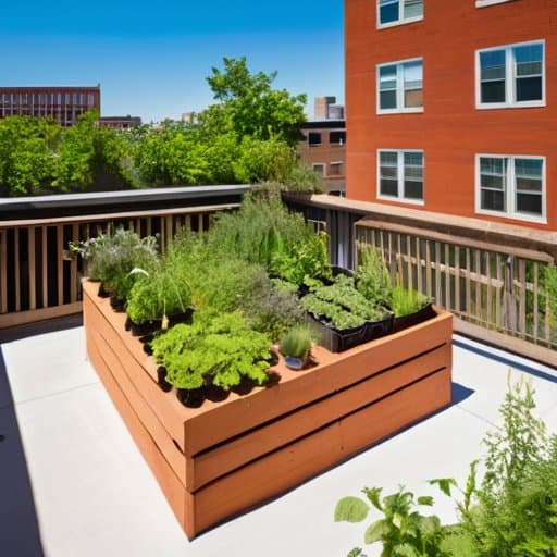 Wrapping It All Up: rooftop urban garden