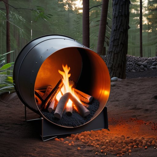 Wrapping It All Up: steel drum kiln