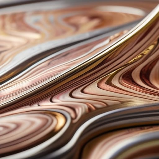 Layered Precious Metals: Mokume-gane Diffusion Bonding
